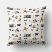 Schudpatroon met foto's van katten en kittens kussen (Achterkant)