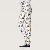 Schudpatroon met foto's van katten en kittens leggings (Links)