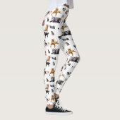 Schudpatroon met foto's van katten en kittens leggings (Rechts)