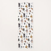 Schudpatroon met foto's van katten en kittens yogamat (Voorkant)