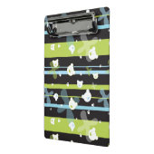 Schudpatroon met kleine beren mini klembord (Angled2)