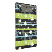 Schudpatroon met kleine beren mini klembord (Schuin)