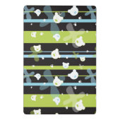 Schudpatroon met kleine beren mini klembord (Achterkant)