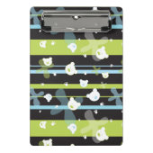 Schudpatroon met kleine beren mini klembord (Voorkant)