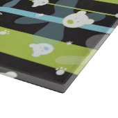 Schudpatroon met kleine beren snijplank (Hoek)