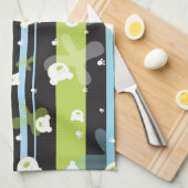 Schudpatroon met kleine beren theedoek (Quarter Fold)