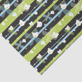 Schudpatroon met kleine beren tissuepapier (Detail)