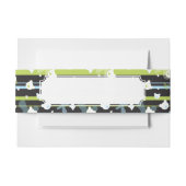 Schudpatroon met kleine beren uitnodigingen wikkel (Voorkant Voorbeeld)