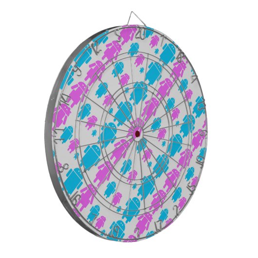 Schudrobotarolpatroon Dartbord (Voorkant Links)