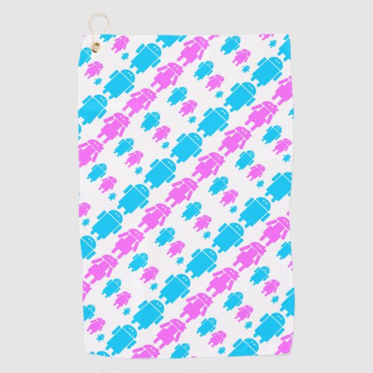 Schudrobotarolpatroon Golfhanddoek (Voorkant)