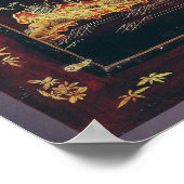 Schudschild met Chinese lak Poster (Hoek)