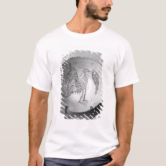 Schudschild met vogels t-shirt (Voorkant)