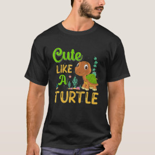 Schudschildpad als een schildpad voor Zee - Schild T-shirt