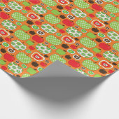 Schudschilfering van appelen cadeaupapier (Hoek)