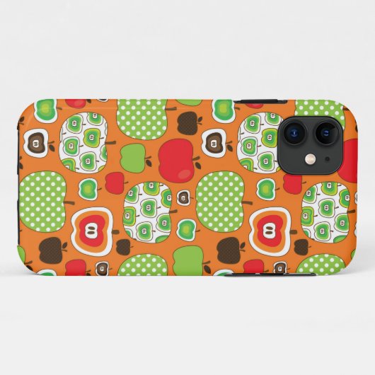 Schudschilfering van appelen Case-Mate iPhone case (Achterkant (horizontaal))