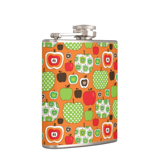 Schudschilfering van appelen heupfles (Rechts)