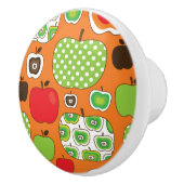 Schudschilfering van appelen keramische knop (Rechts)