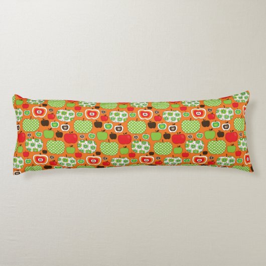 Schudschilfering van appelen lichaamskussen (Achterkant)