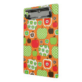 Schudschilfering van appelen mini klembord (Angled2)