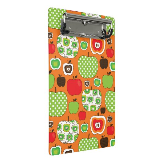 Schudschilfering van appelen mini klembord (Schuin)