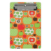 Schudschilfering van appelen mini klembord (Voorkant)