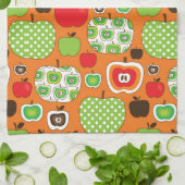 Schudschilfering van appelen theedoek (Gevouwen)