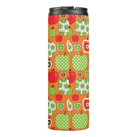 Schudschilfering van appelen thermosbeker (Achterkant)