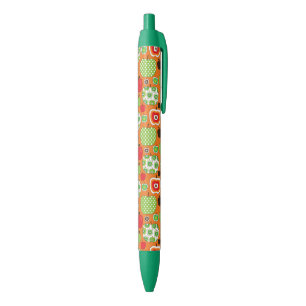 Schudschilfering van appelen zwarte inkt pen