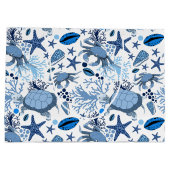 Schudstrandschildpadden patroontas groot cadeauzakje (Achterkant)