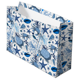 Schudstrandschildpadden patroontas groot cadeauzakje