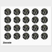 Schudsymbool Ronde Sticker (Vel)