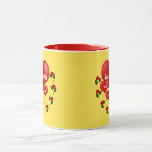 Schudtaart - romantische mok (Midden)