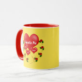 Schudtaart - romantische mok (Voorkant links)