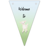 Schudvee baby shower bundels vlaggetjes (Tweede vlag)