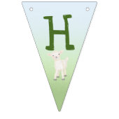 Schudvee met fijne verjaardag vlaggetjes (Tweede vlag)