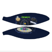 Schudvis uit de cartoon van de ruimte basketbal (Panelen)