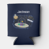 Schudvis uit de cartoon van de ruimte blikjeskoeler (Voorkant)