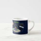 Schudvis uit de cartoon van de ruimte espresso kop (Rechts)