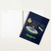 Schudvis uit de cartoon van de ruimte planner (Display)