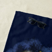 Schudvis uit de cartoon van de ruimte strandlaken (In situ)