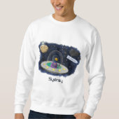 Schudvis uit de cartoon van de ruimte trui (Voorkant)