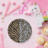 Schudzebrapatroon Papieren Bordje (Feest)