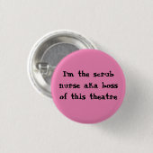 Schudzuster-badge Ronde Button 3,2 Cm (Voorkant /achterkant)