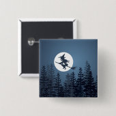 Schuffe, volle man. vierkante button 5,1 cm (Voorkant /achterkant)