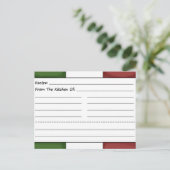 Schuffel Blank Recipe Kaarten (Staand voorkant)