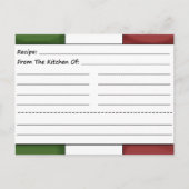 Schuffel Blank Recipe Kaarten (Voorkant)