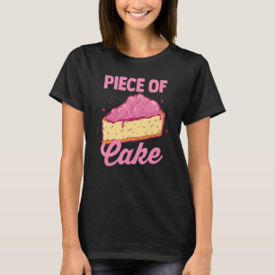 Schuffelkaas van het gebak van het dessert t-shirt