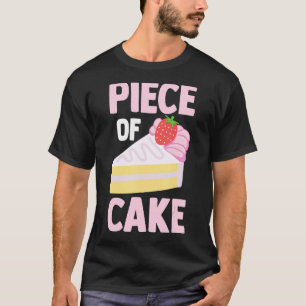 Schuffelkaas van het gebak van het dessert t-shirt