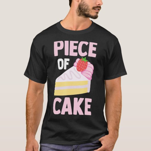 Schuffelkaas van het gebak van het dessert t-shirt (Voorkant)