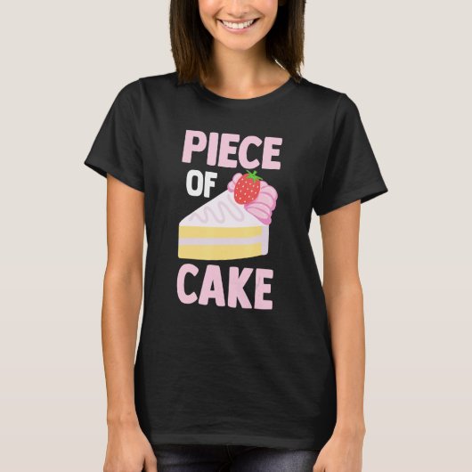 Schuffelkaas van het gebak van het dessert t-shirt (Voorkant)